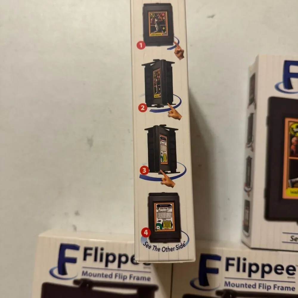Set of 5 Flippee EZ Flip trading card display case Football baseball Pokémon